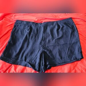 Women's Navy Blue Shorts
